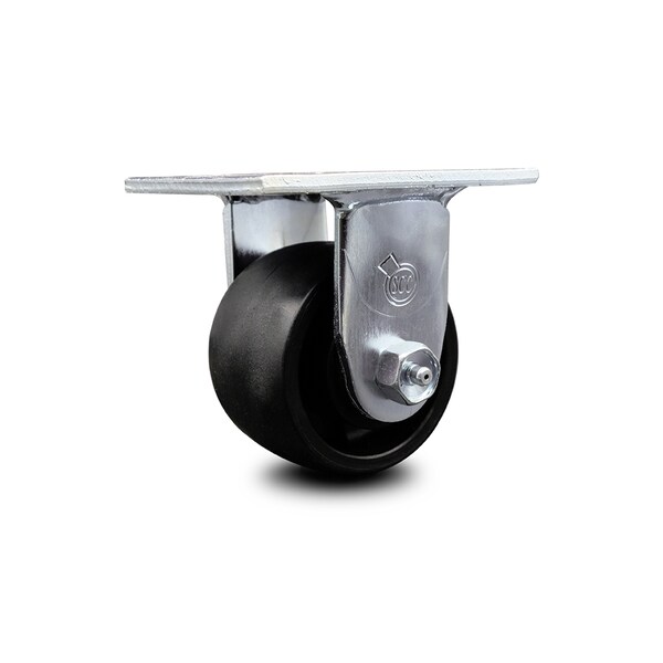 3.25 Inch Glass Filled Nylon Wheel Rigid Caster with Roller Bearing SCC